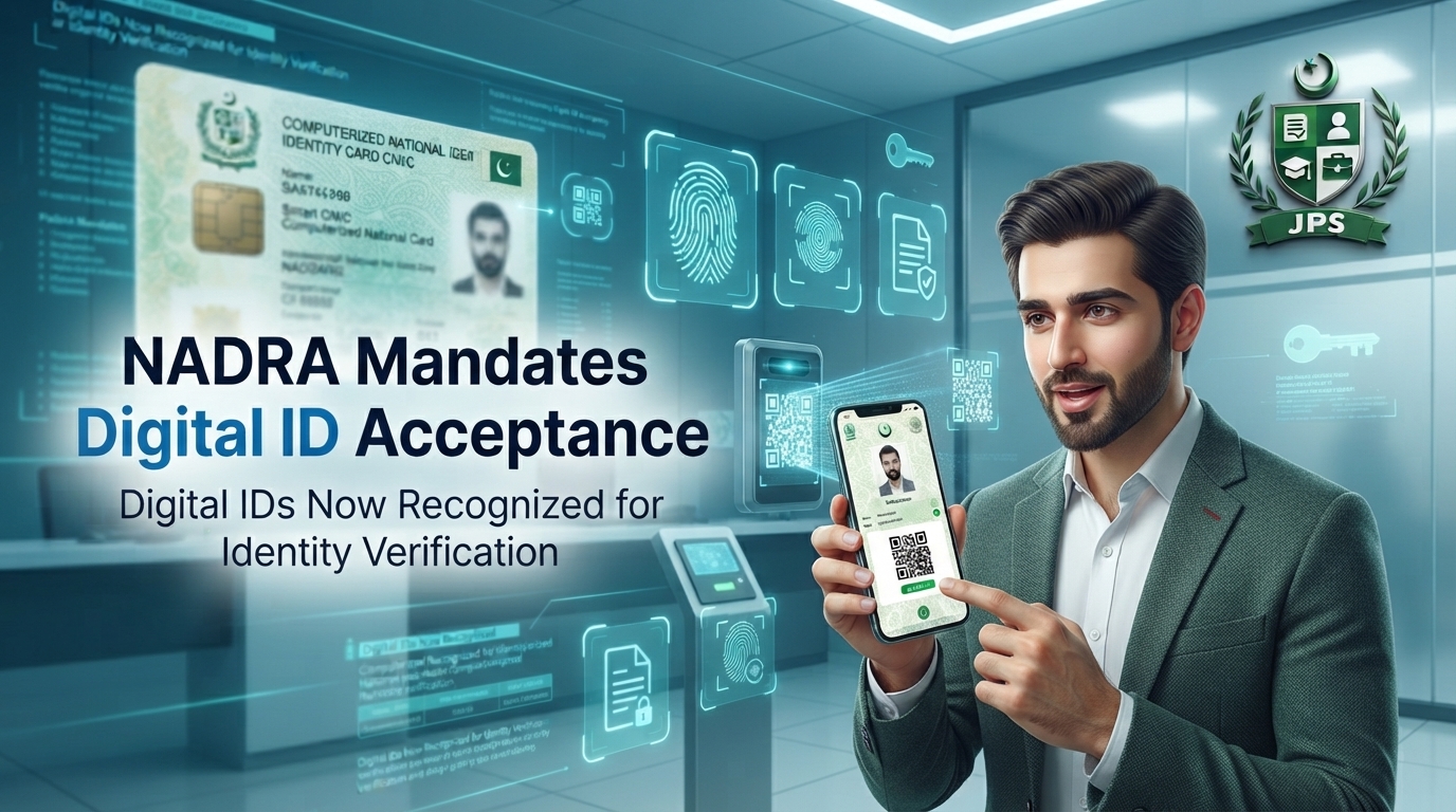 NADRA Mandates Digital ID Acceptance in Pakistan
