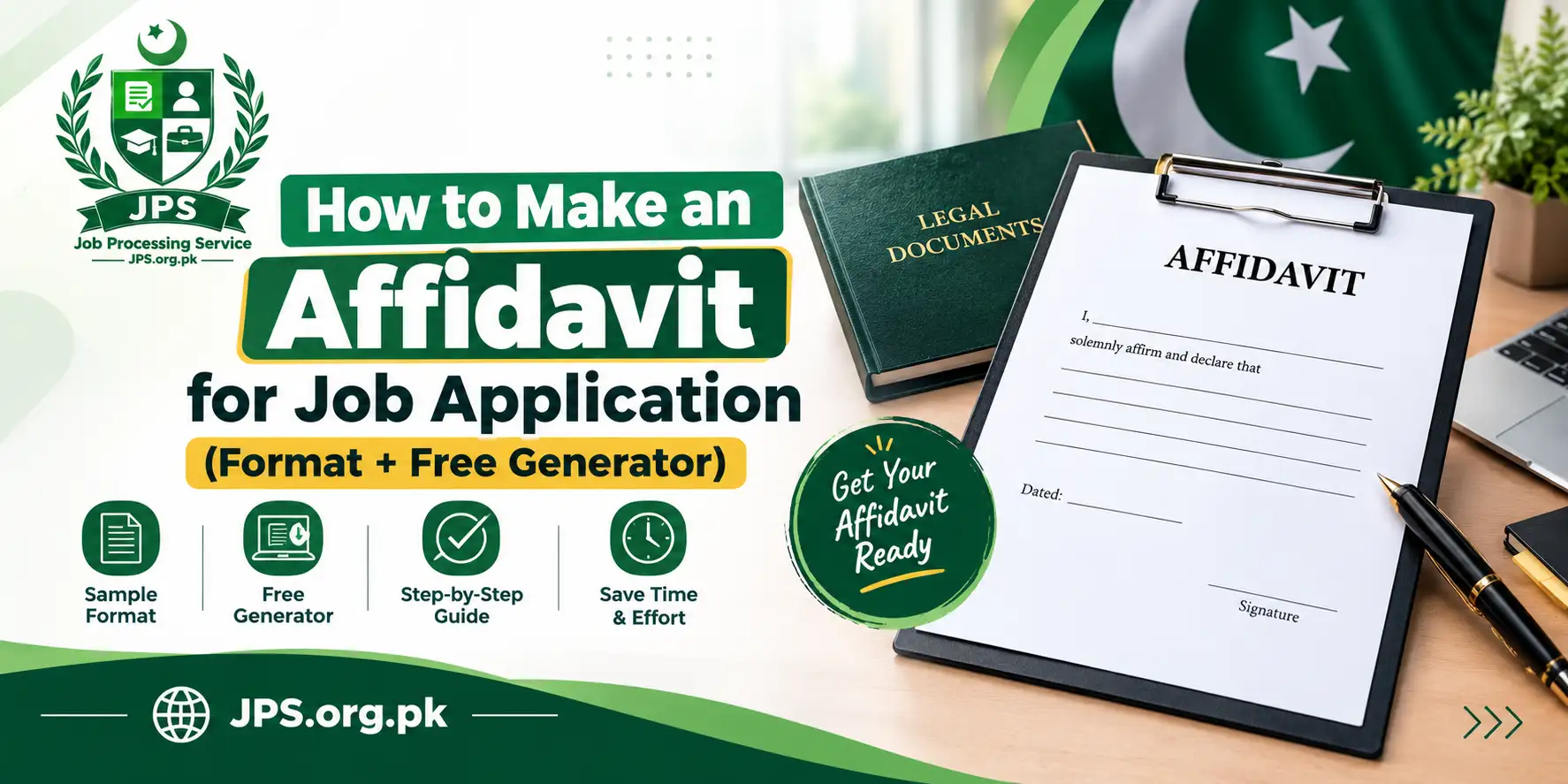 How to Make an Affidavit for Job Application (Format + Free Generator)