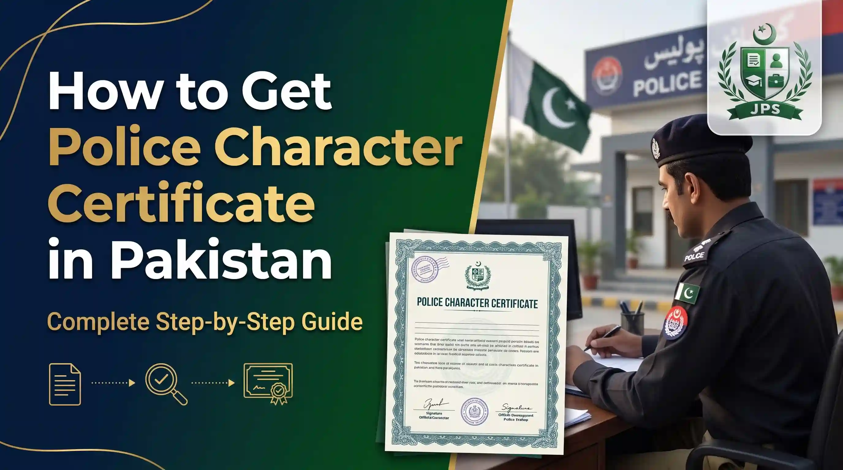 How to Get Police Character Certificate in Pakistan (Step by Step Guide 2026)